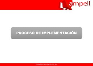 Ampell Consultores Asociados, S.L.
PROCESO DE IMPLEMENTACIÓN
 