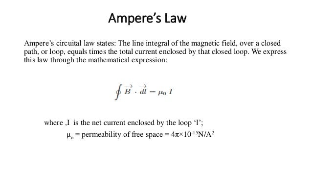 Ampere's law