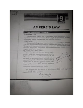 Amperes law