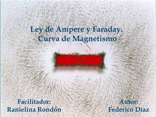 Ley de Ampere y Faraday.
Curva de Magnetismo
Autor:
Federico Díaz
Facilitador:
Ranielina Rondón
 