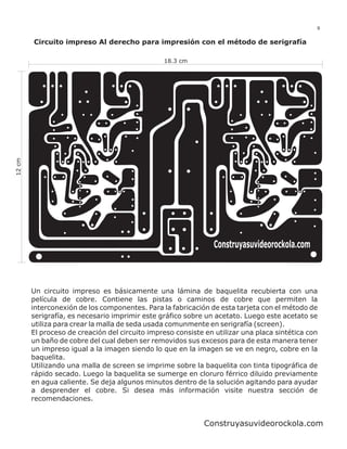9


        Circuito impreso Al derecho para impresión con el método de serigrafía

                                      ...