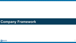 2
Company Framework
 