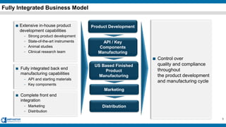 3
■ Extensive in-house product
development capabilities
− Strong product development
− State-of-the-art instruments
− Anim...