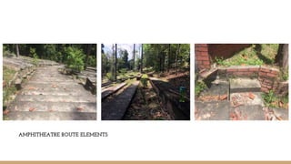 AMPHITHEATRE ROUTE ELEMENTS
 