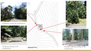 Walkway outside the amphitheatre
Walkway leading to the
amphitheatre
Another walkway leading to the
amphitheatre
 