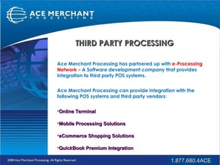 Ace Merchant Processing Intro | PPS
