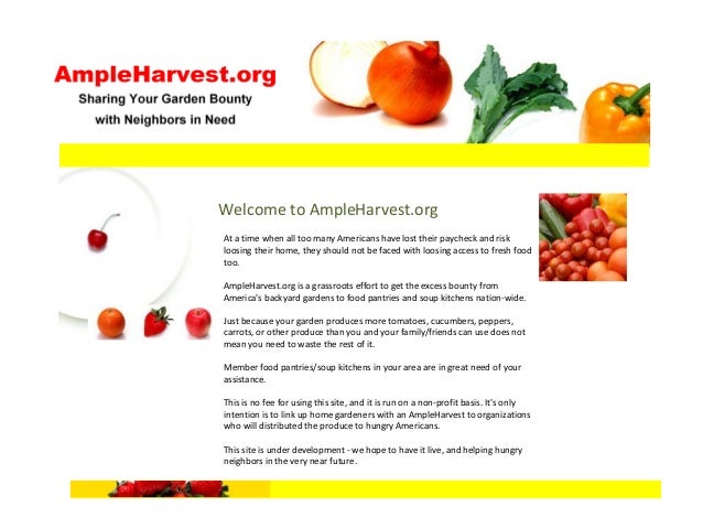 Ampleharvest Org Initial Concept