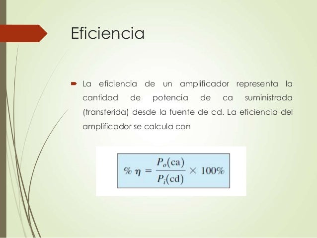 Amplificadores de potencia