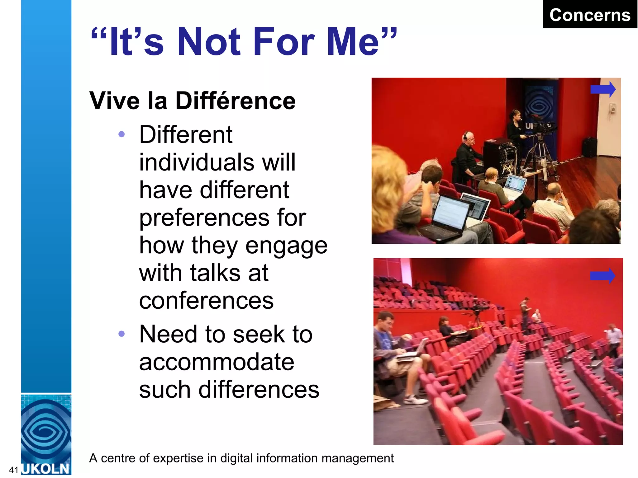 Amplified Memories The event tag enables photos to be easily shared on Flickr Photos can be reused by services such as Animoto to provide shared recollections of the event Case Study 