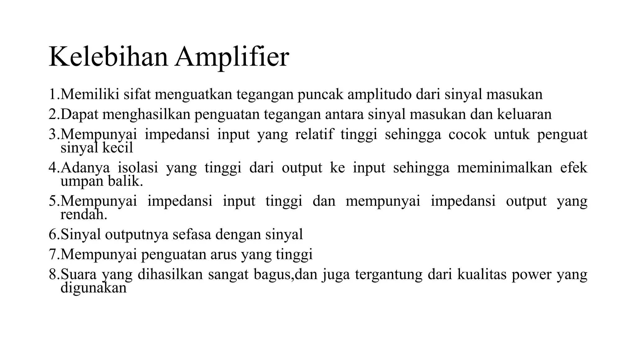 Amplifier & op amp | PPTX