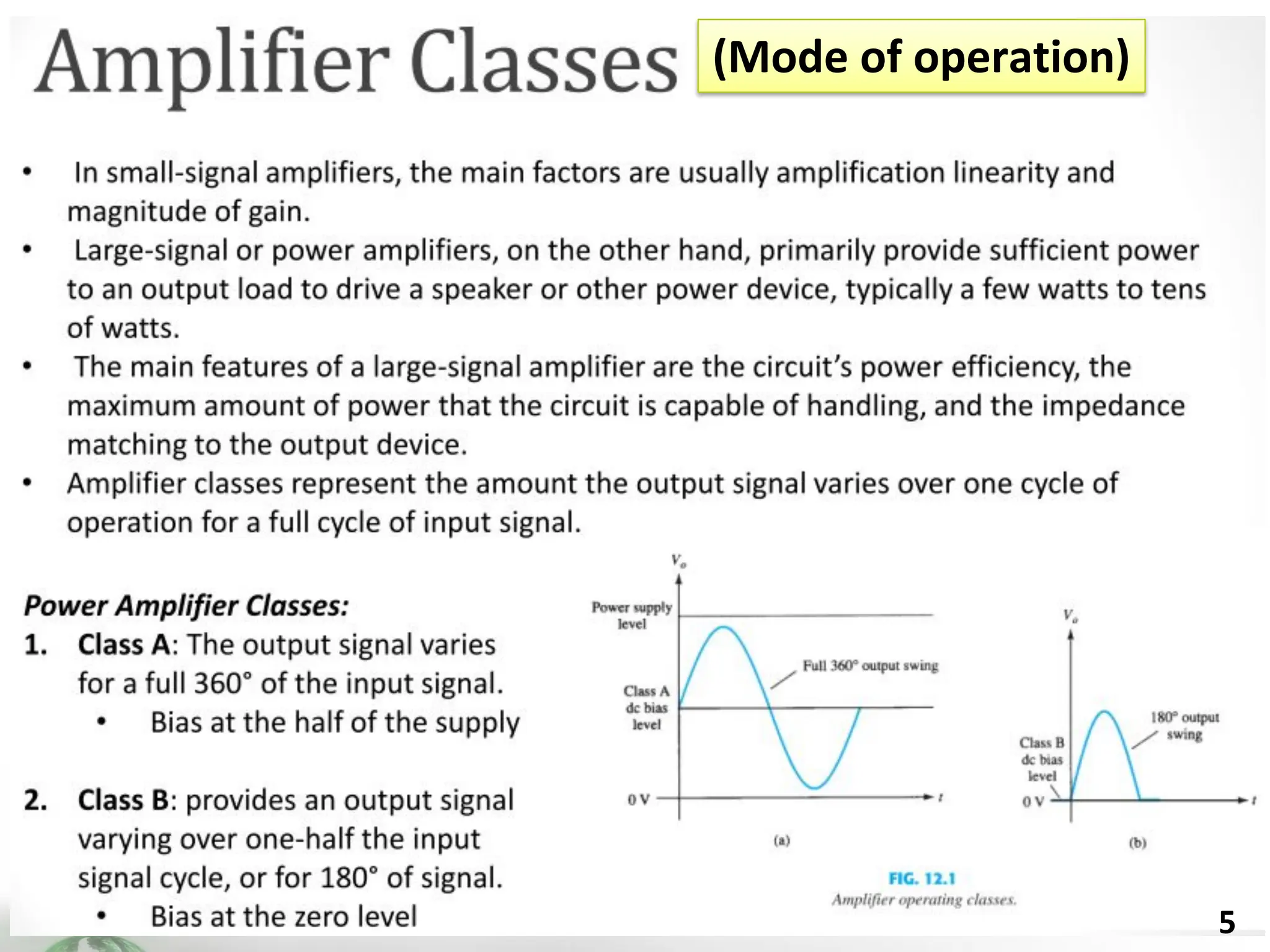 5
(Mode of operation)
 