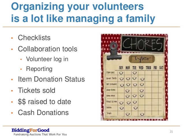 how to organize a silent auction