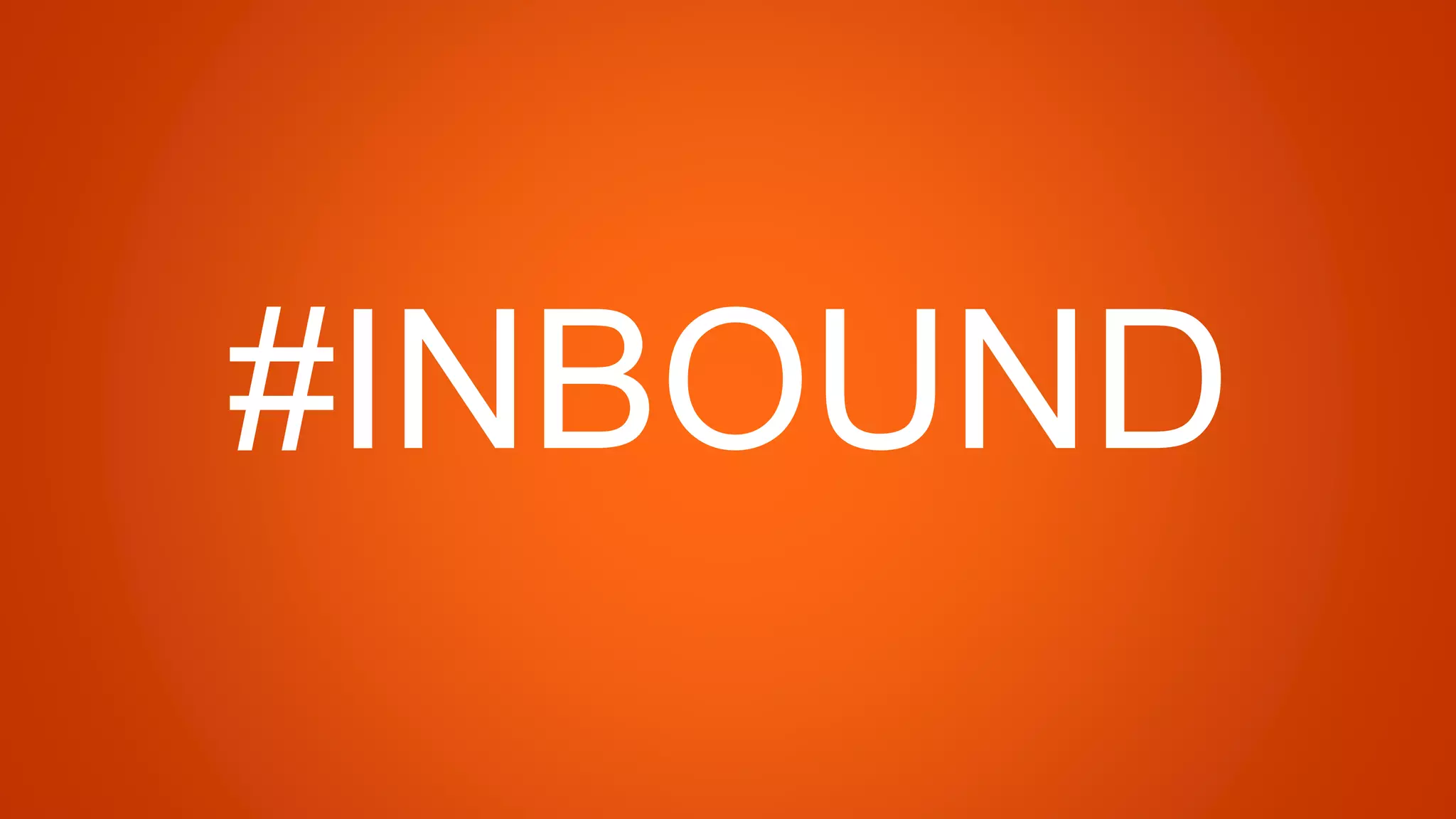 #INBOUND
 