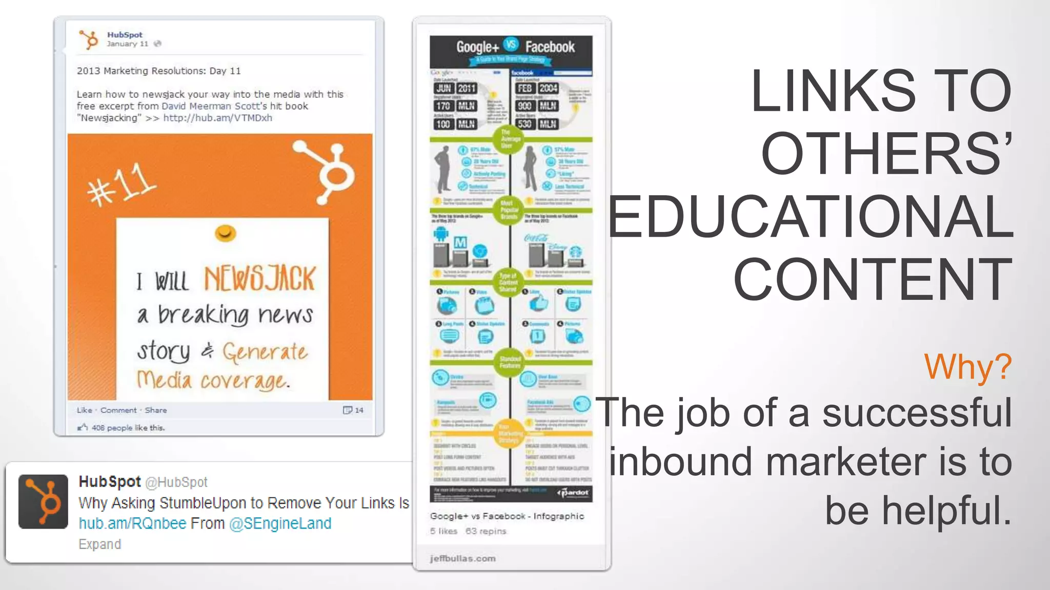 •  Interactive, visual content
asks questions
•  They are also good at
keeping up their replies
GE’s Facebook posts:
Customize
content to
each platform
 