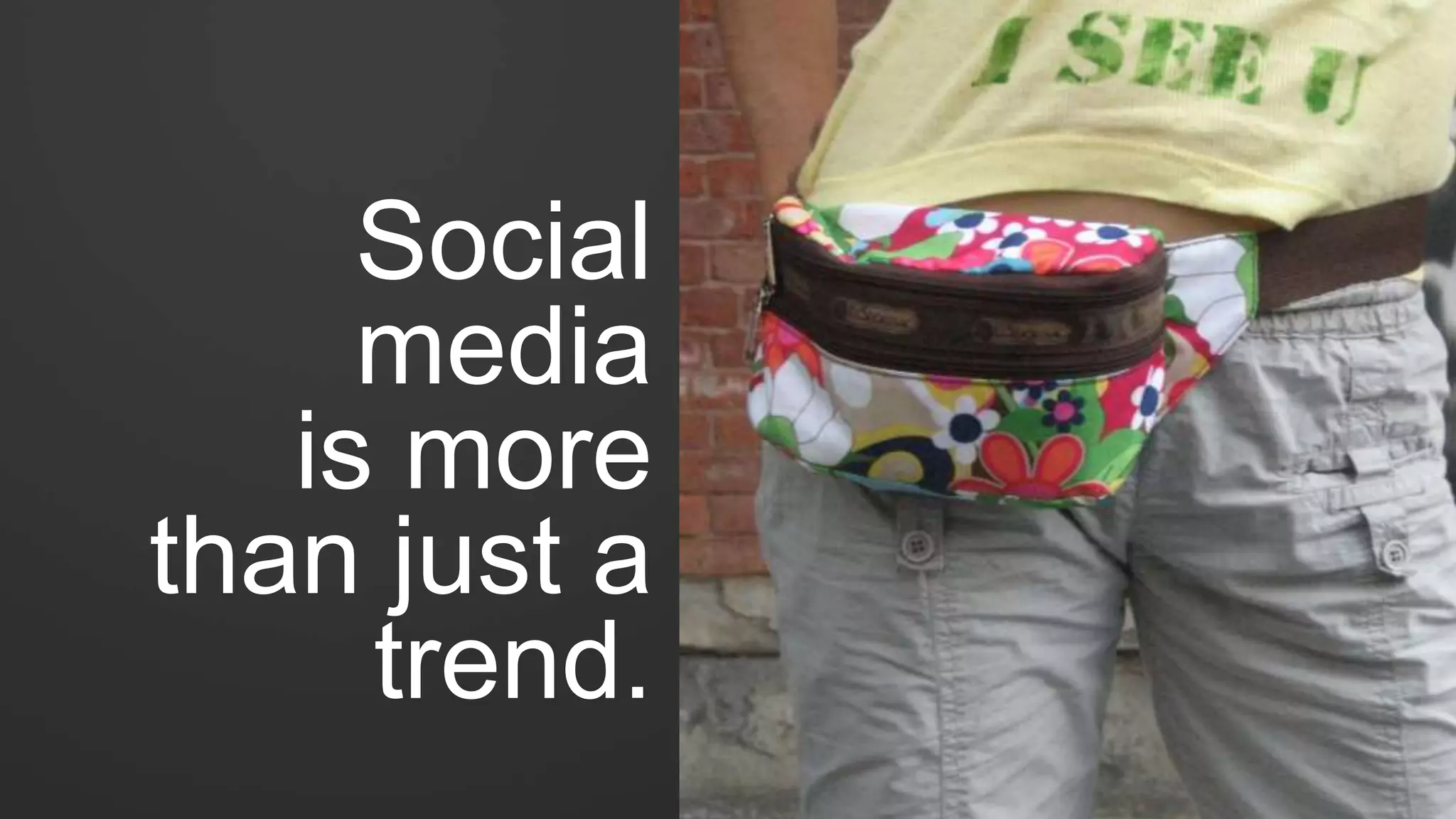 Facebook: 1.3 billion
Twitter: 645 million
LinkedIn: 300 million
Google+: 300 million
ACTIVE USERS
 