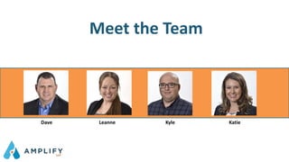 Meet the Team
Dave Leanne Kyle Katie
 