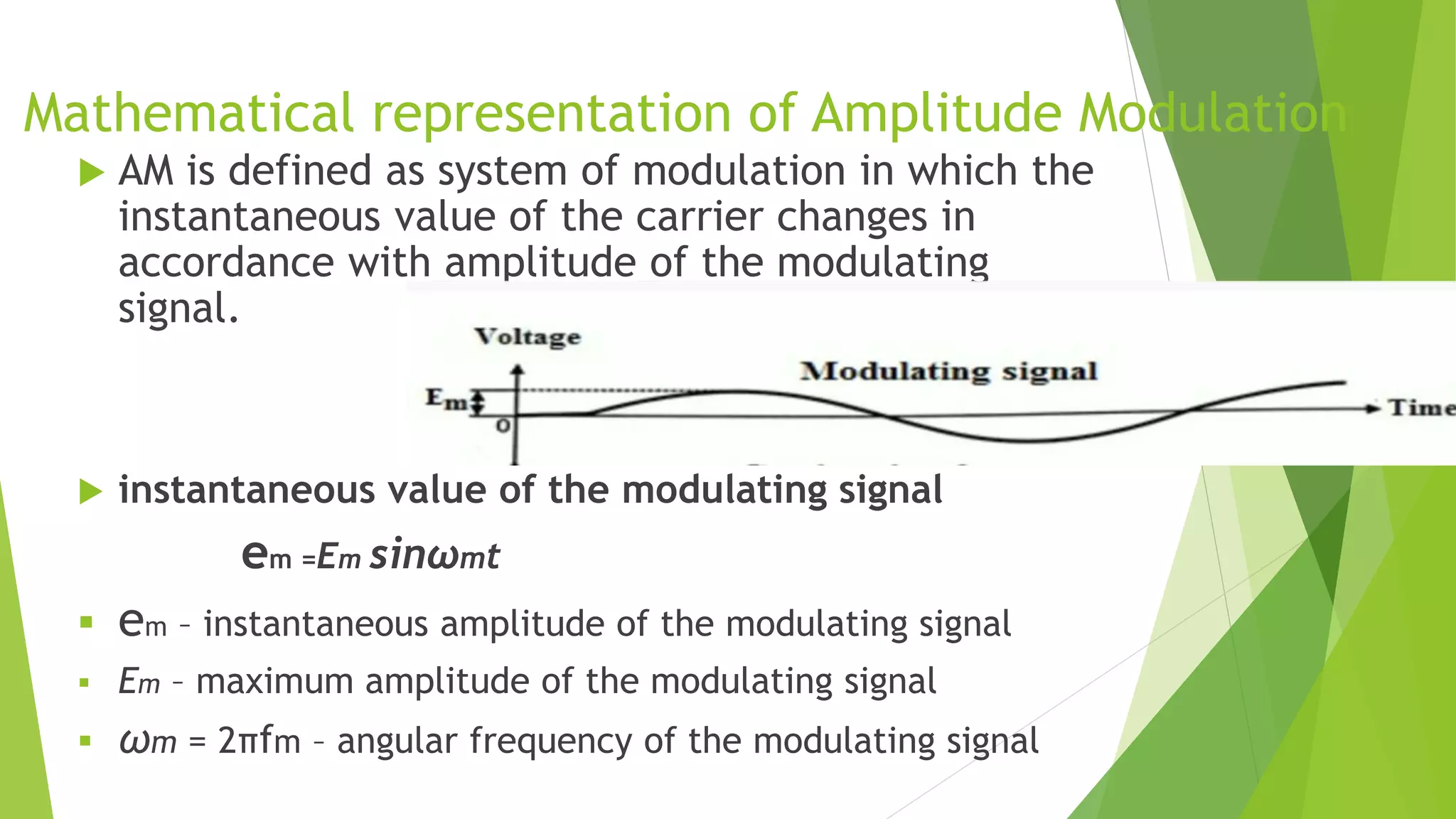 Amplitude modulation | PPTX | Science