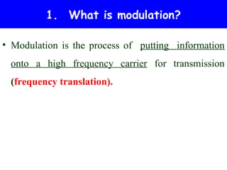Amplitude Modulation Technique (Method) .ppt