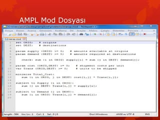 AMPL Mod Dosyas?
 