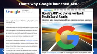 #SMX #14A @aleyda
That’s why Google launched AMP
 