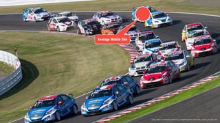 Average Mobile Site
Image: https://en.wikipedia.org/wiki/Auto_racing#/media/File:Three-wide_multiple_row_back.JPG
 