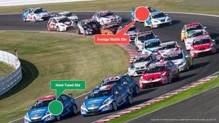 Hand-Tuned Site
Average Mobile Site
Image: https://en.wikipedia.org/wiki/Auto_racing#/media/File:Three-wide_multiple_row_back.JPG
 
