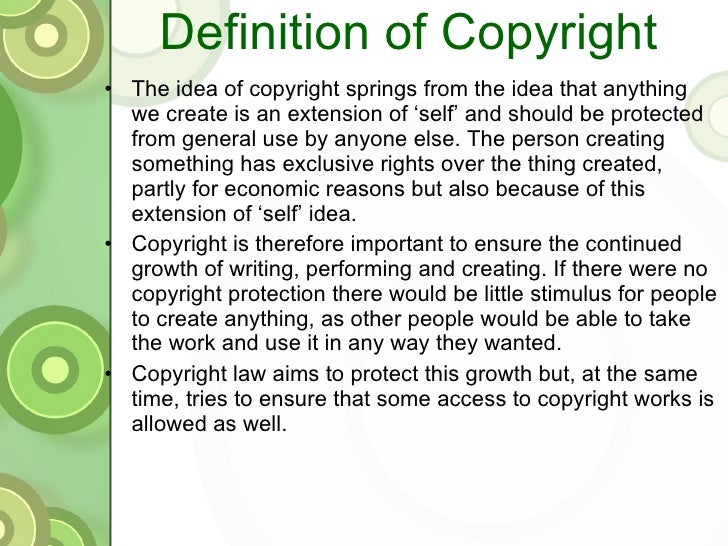 Copyright Laws And Copyright Law
