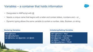 AMPscript for Email Marketing | PDF