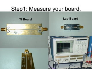 Step1: Measure your board. Lab Board TI Board 