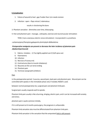 is gabapentin used for phantom limb pain