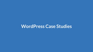 WordPress Case Studies
 