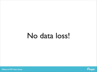 No data loss!

 