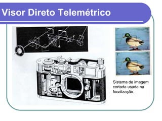 Visor Direto Telemétrico




                           Sistema de imagem
                           cortada usada na
                           focalização.
 