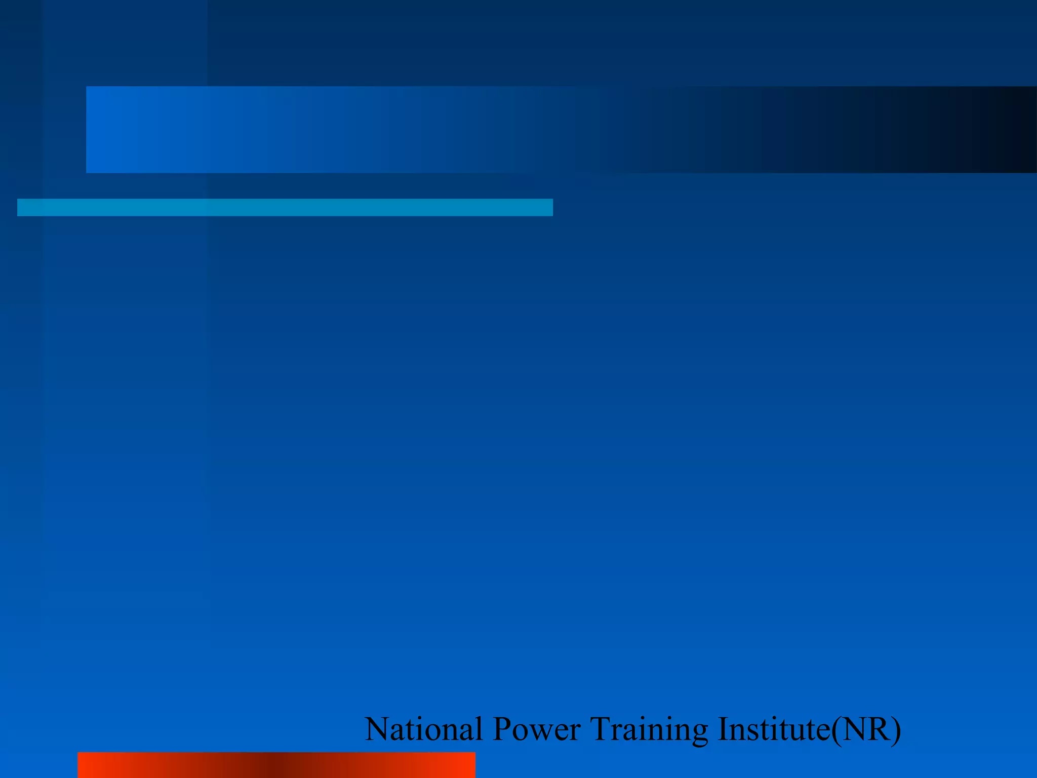 National Power Training Institute(NR)
 