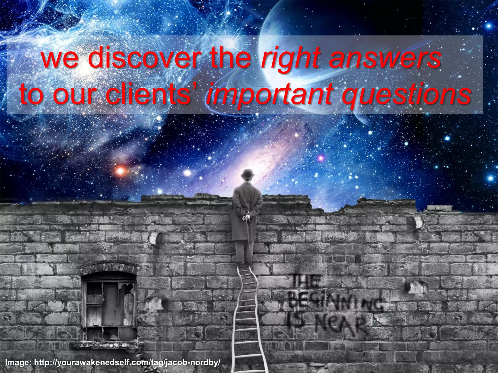 Drivers & Drinking

we discover the right answers
to our clients’ important questions

Image: http://yourawakenedself.com/tag/jacob-nordby/

 