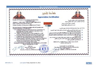 Figure 7 Faculty Of Women Ain Shams




AMR ADEL C.V.   Last Update Friday, September 21, 2012                                    Page 10
 