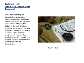 Am Radio Receiver And Amplifier Experiment And Am Transmission ...