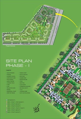 Amrapali golf-homes-brochure | PDF
