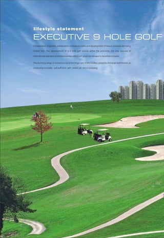 Amrapali golf-homes-brochure | PDF
