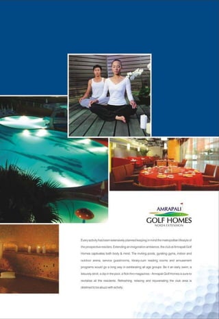 Amrapali golf-homes-brochure | PDF