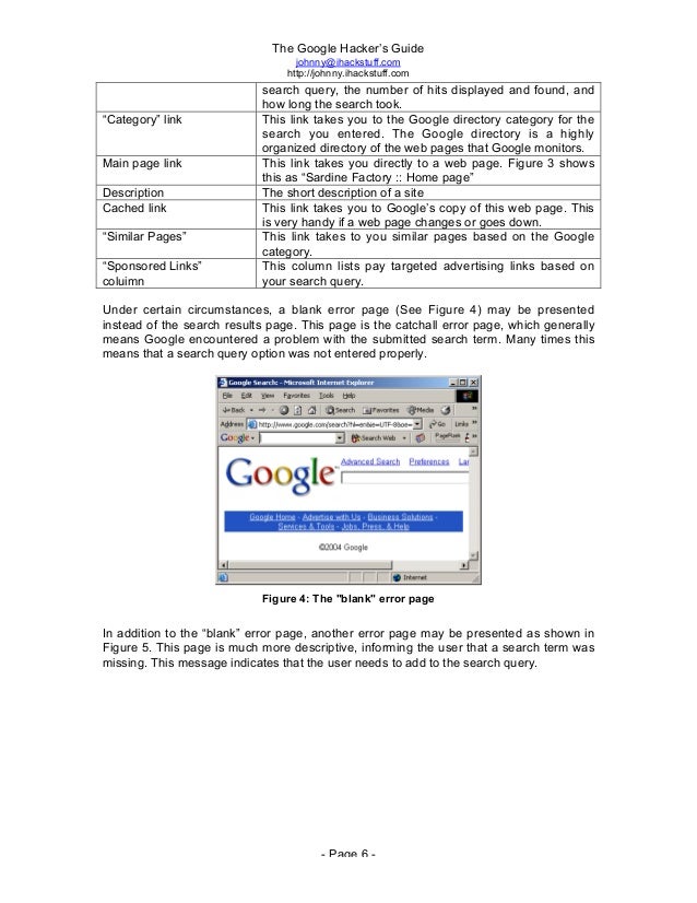 Google Hacking Database