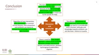 Comparing the effectiveness of different approaches to raise awareness about antimicrobial resistance in farmers and veterinarians of India