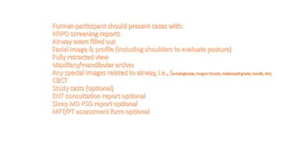 AMR case presentation format
