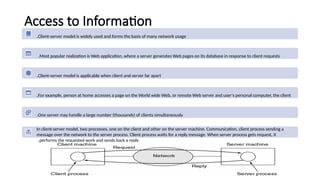 Realisation Server Introduction to the Fundamentals of Computer Networks | PPTX