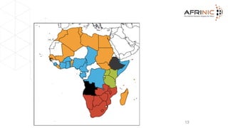 Africa Latency
Clusters
13
●Northern
●Southern
●Eastern
●Western
 