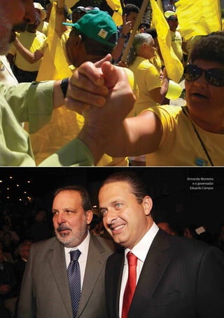 Armando Monteiro
                                 e o governador
                               Eduardo Campos




Senado Federal Relatório de Atuação Parlamentar   39
 