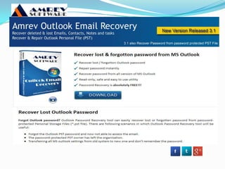 Outlook PST recovery tware
 