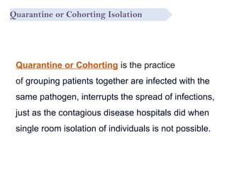 Isolation Cohorting Table AMR Global threat And How To Prevent (1).pptx