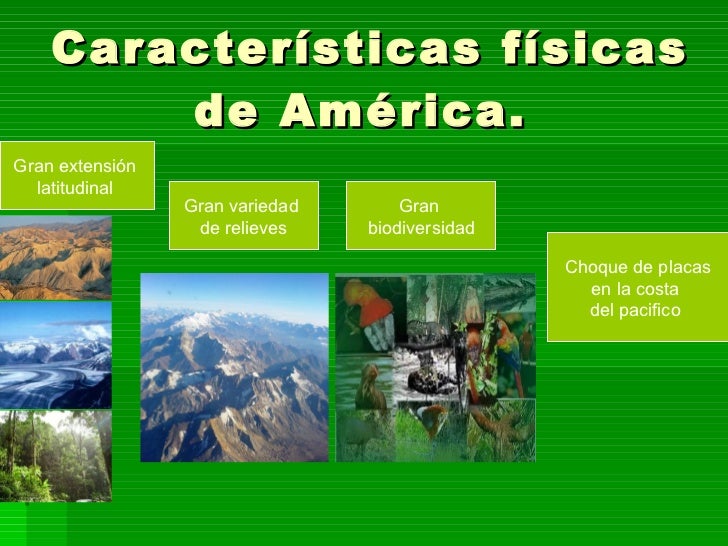 Resultado de imagen para caracteristicas geograficas del continente americano