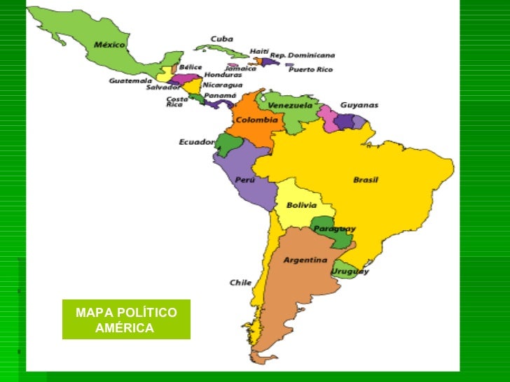 Resultado de imagen de mapa POLITICO aMERICA
